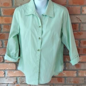 Columbia sports blouse 100% cotton